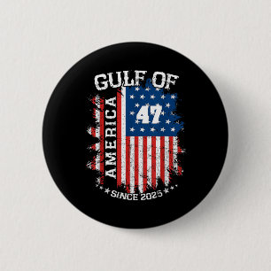Retro Gulf of US America Est 2025 American Flag G Button