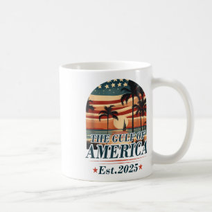 Retro Gulf of US America Est 2025 American Flag G Kaffeetasse