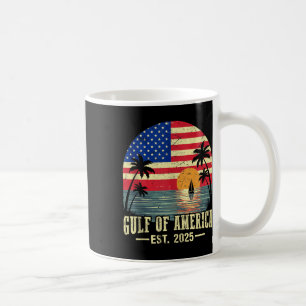 Retro Gulf of US America Est 2025 American Flag G Kaffeetasse