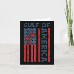 Retro Gulf of US America Est 2025 American Flag G Karte