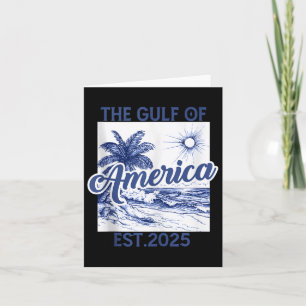 Retro Gulf of US America Est 2025 American Flag G Karte
