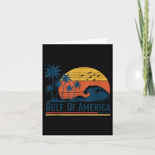 Retro Gulf of US America Est 2025 American Flag G Karte