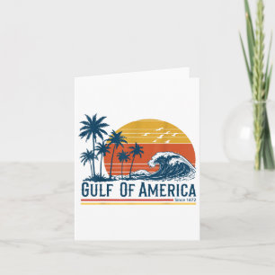 Retro Gulf of US America Est 2025 American Flag G Karte