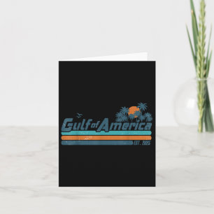 Retro Gulf of US America Est 2025 American Flag G Karte
