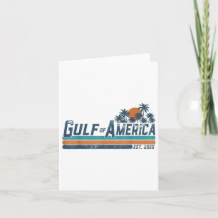 Retro Gulf of US America Est 2025 American Flag G Karte