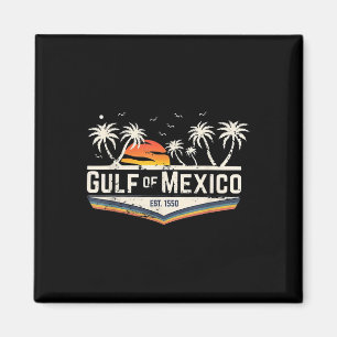 Retro Gulf of US America Est 2025 American Flag G Magnet