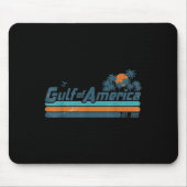 Retro Gulf of US America Est 2025 American Flag G Mousepad (Vorne)