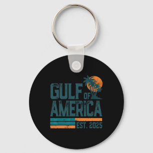 Retro Gulf of US America Est 2025 American Flag G Schlüsselanhänger