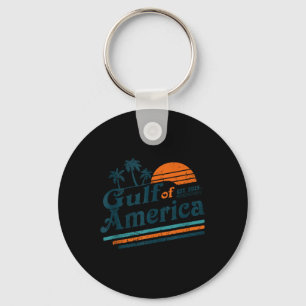 Retro Gulf of US America Est 2025 American Flag G Schlüsselanhänger