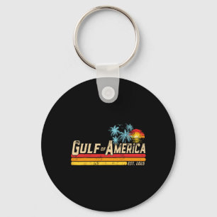 Retro Gulf of US America Est 2025 American Flag G Schlüsselanhänger