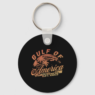 Retro Gulf of US America Est 2025 American Flag G Schlüsselanhänger