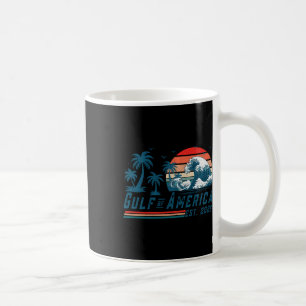 Retro Gulf of US America Est 2025 American Flag L Kaffeetasse