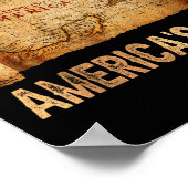 Retro Gulf of US America Est 2025 American Flag Poster (Ecke)