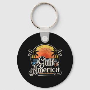 Retro Gulf of US America Est 2025 American Flag T Schlüsselanhänger