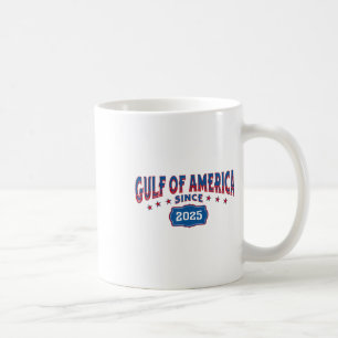 Retro Gulf of US America seit 2025 US Flag Golf Kaffeetasse