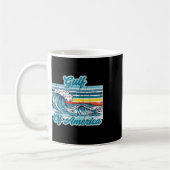 Retro Gulf of US America Wave Mexico Trump Patrio Kaffeetasse (Links)