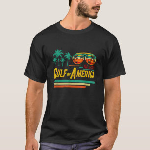 Retro Gulf of USA America Est 2025 American Flag G T-Shirt