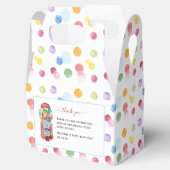 Retro-Gumball-Maschine | KINDERGEBURTSTAG PARTY Geschenkschachtel (Geöffnet)