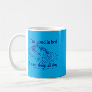 Retro Gut Im Bett Kann Schlaf Tag Lustig Schlaf Kaffeetasse
