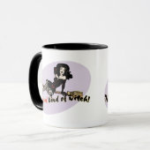 Retro Gute Art Hexe Tasse (Vorderseite Links)