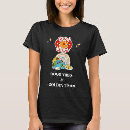 Retro Gute Vibes Erde Charakter T-Shirt