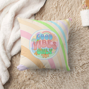 Retro Gute Vibes Nur Vintage-Farben Kissen
