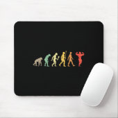 Retro-Gym-Motivationsgeschenkidee Lustiger Körpera Mousepad (Mit Mouse)