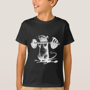 Retro-Gym-Ratte Fitness Bodybuilding Workout Gewic T-Shirt