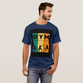 Retro Gym Workout T-Shirt (Vorne ganz)