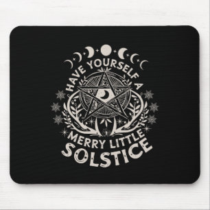 Retro haben sich ein fröhliches kleines Weihnachte Mousepad