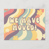 Retro haben wir neue Zuhause Moving Ankündigung ve Postkarte (Vorderseite)