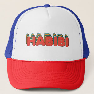 Retro-Habibi-arabischer Text Truckerkappe