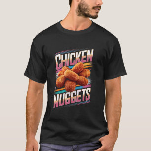 Retro-Hähnchen-Nuggets-Liebhaber Lustiger Bootleg T-Shirt