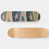 RETRO-HAI-WELLE SKATEBOARD (Horizontal)