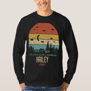 Retro Hailey Idaho Berge Wandern Vintager Sonnenun T-Shirt