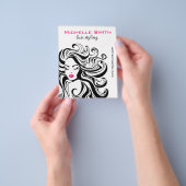 Retro Hairstyling-Marketing Flyer (Gruppe)