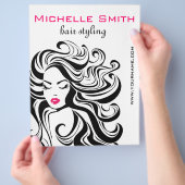 Retro Hairstyling-Marketing Flyer (Hand)