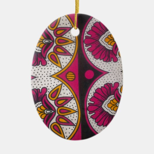 Retro Hakuna Matata Apparel Geschenkdesigner Merch Keramikornament (Vorne)