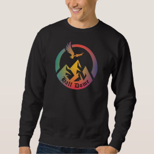 Retro Halb Dome Wanderung Sonnenuntergang T - Shir Sweatshirt