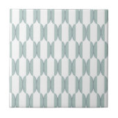 RETRO HALBMOND IN DER HELLGRÜNEN FARBE FLIESE (Vorderseite)