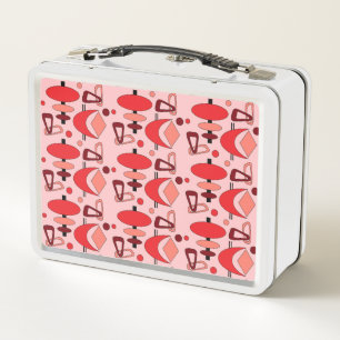 Retro-Halbmond-Totem-Formen Metall-Lunchbox Metall Brotdose