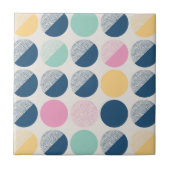 Retro Halbrund-Muster Fliese (Vorderseite)