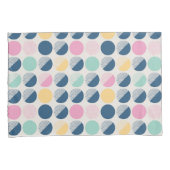 Retro Halbrund-Muster Kissenbezug (Vorderseite-Rechts)