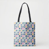 Retro Halbrund-Muster Tasche (Vorderseite)