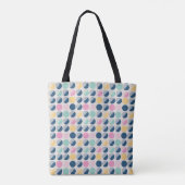 Retro Halbrund-Muster Tasche (Rückseite)
