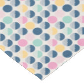 Retro Halbrund-Muster Tischdecke (Schrägansicht)