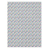 Retro Halbrund-Muster Tischdecke (Vorderseite)