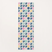 Retro Halbrund-Muster Yogamatte (Vorderseite)