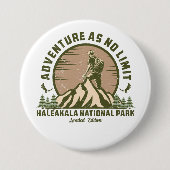 Retro Haleakala Nationalpark California Button (Vorderseite)