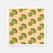 Retro-Halfton-Limonie vintage Serviette (Vorderseite)
